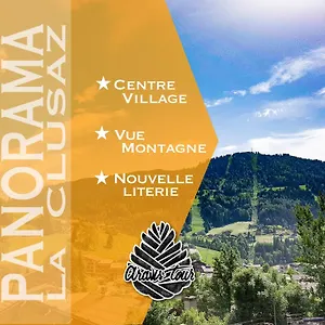 Panorama - Vue Montagne Et Village, Centre - Aravistour Appartement La Clusaz